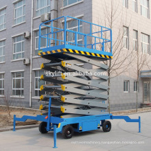 Movable electro-hydraulic scissor lift